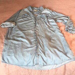 Lightweight denim dress